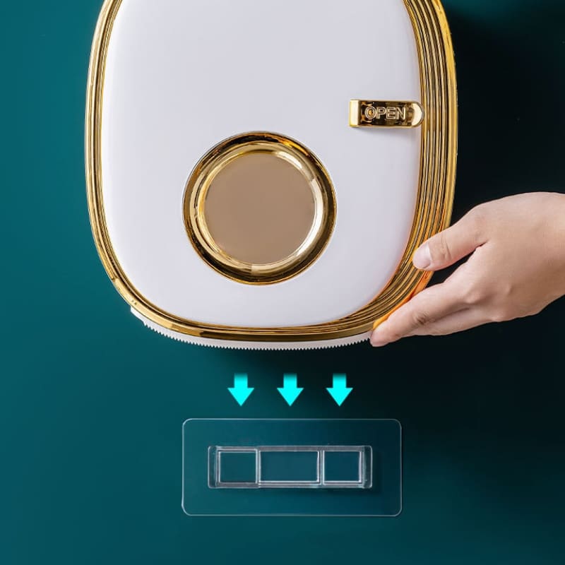 Porta Papel Higiênico De Parede À Prova D'Água Retro