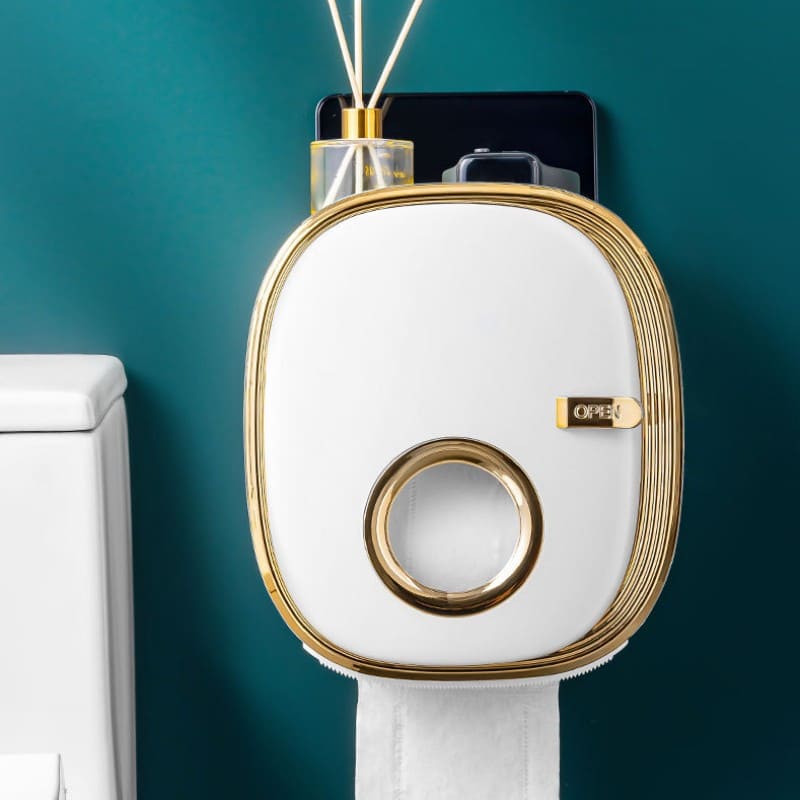 Porta Papel Higiênico De Parede À Prova D'Água Retro