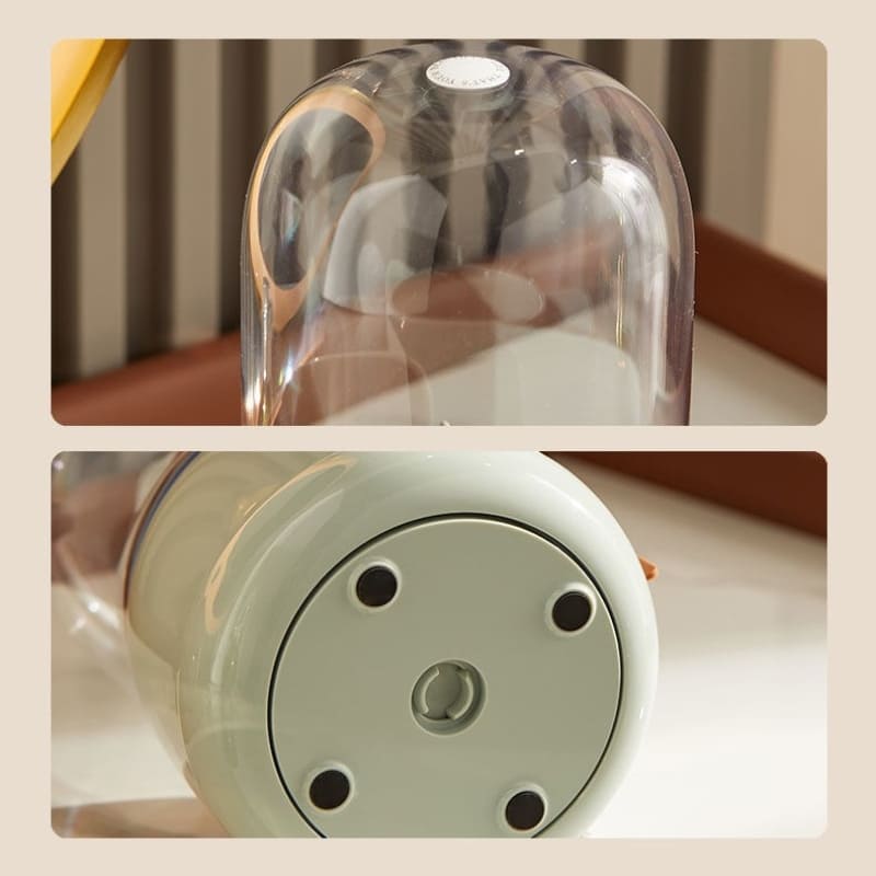 Porta Pincel Giratório em Acrílico Compacto Organizador