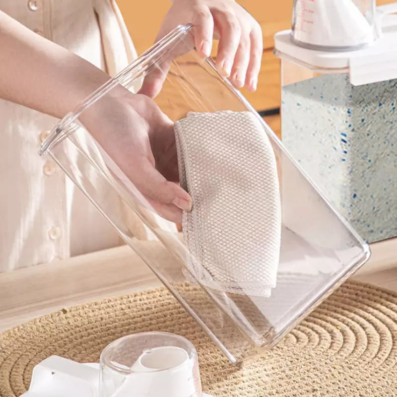 Porta Sabão em Pó e Detergente Hermético com Medidor