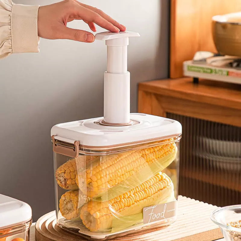 Pote Hermético Com Tampa Emborrachada E Selador Manual