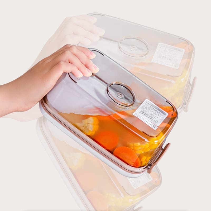 Pote Hermético Com Tampa Emborrachada E Selador Manual