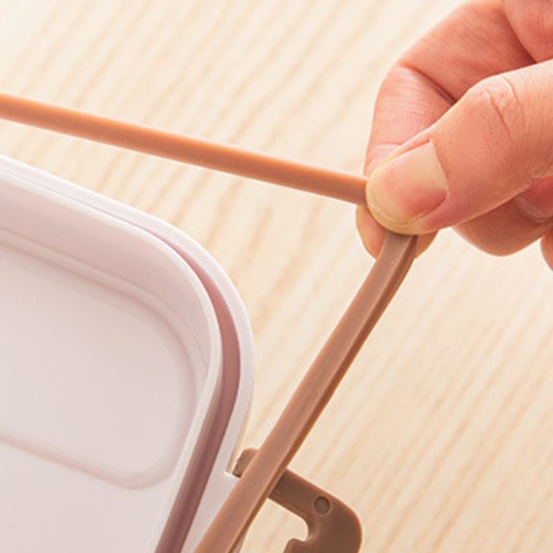 Pote Hermético Com Tampa Emborrachada E Selador Manual