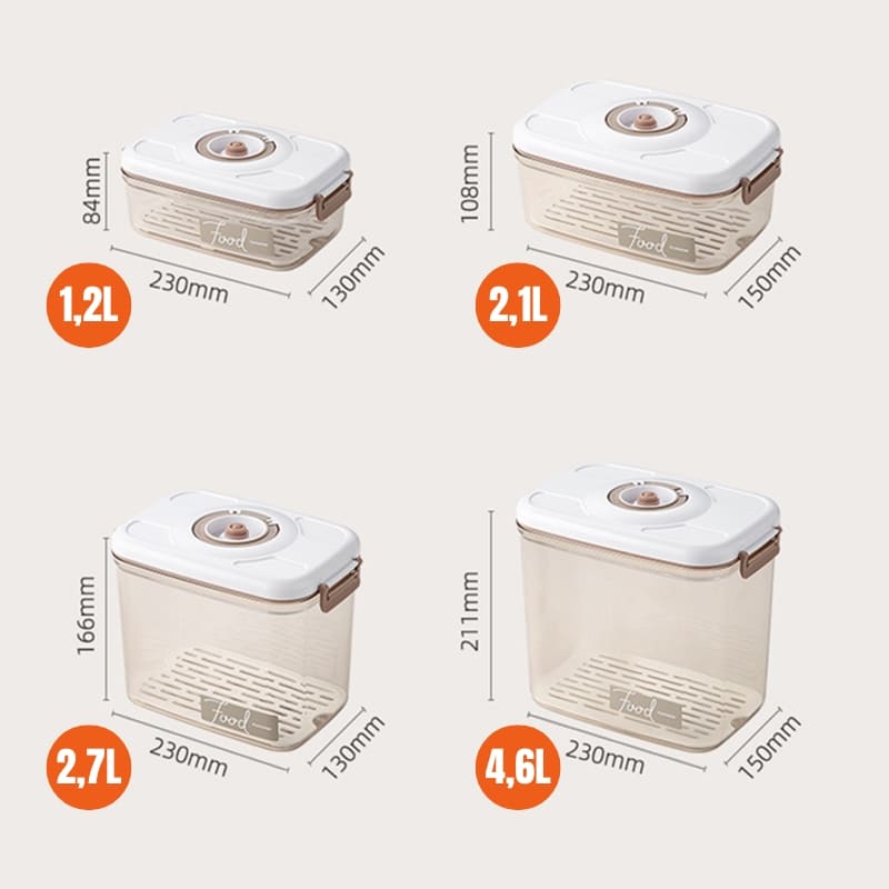 Pote Hermético Com Tampa Emborrachada E Selador Manual