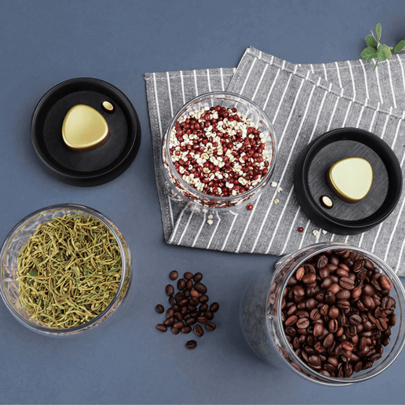 Pote de Vidro Borossilicato com Tampa Hermética a Vácuo