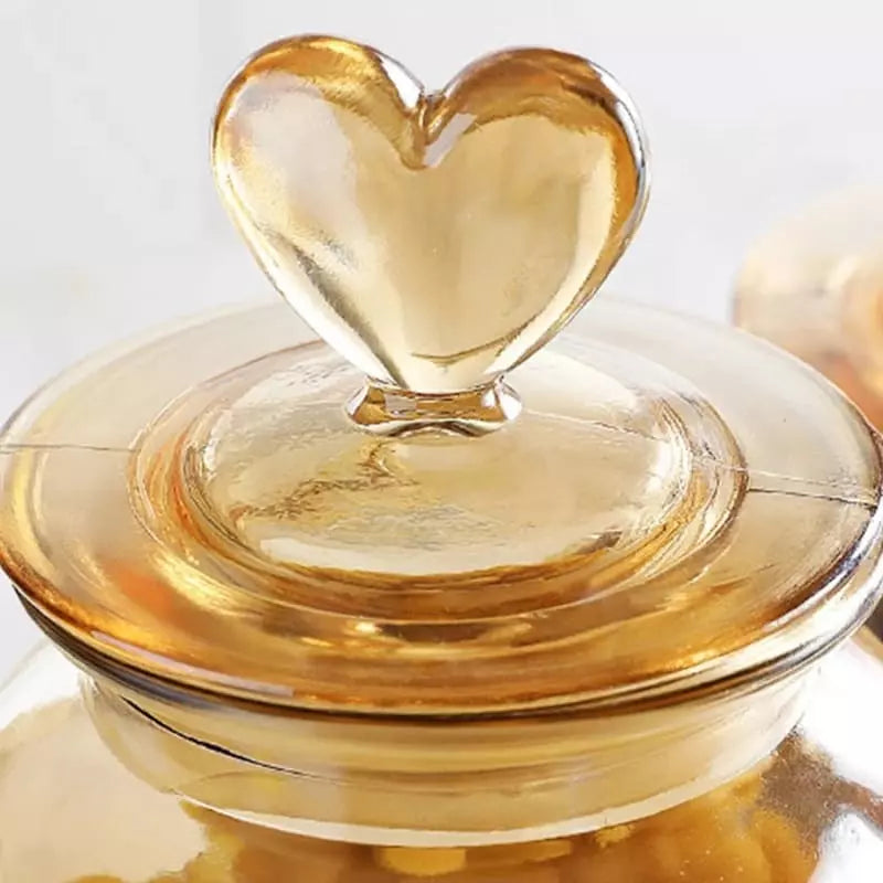 Potes de Vidro Herméticos com Tampa e Vedação de Silicone