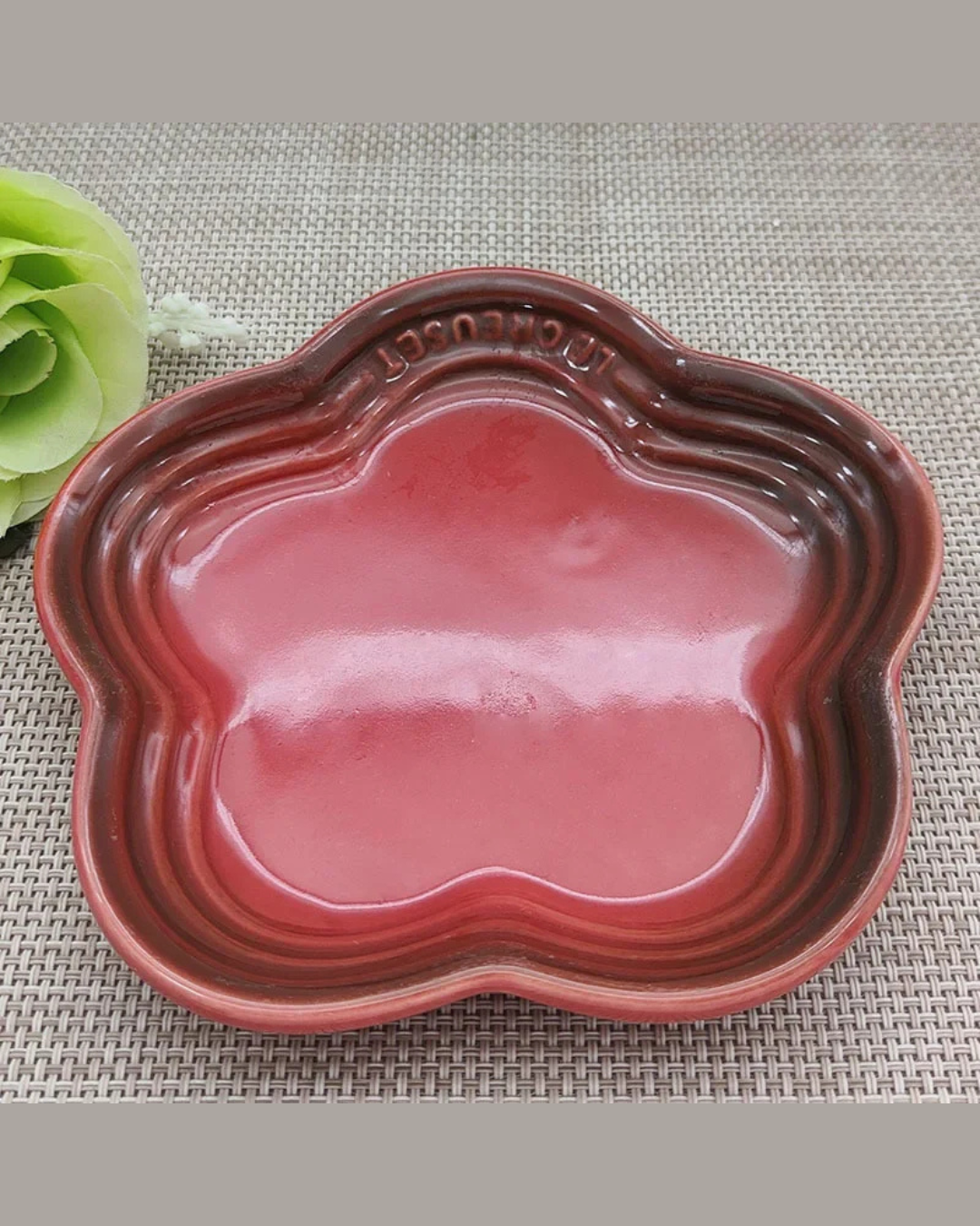 Prato Pequeno de Cerâmica Flor de Ameixa 14cm Francês