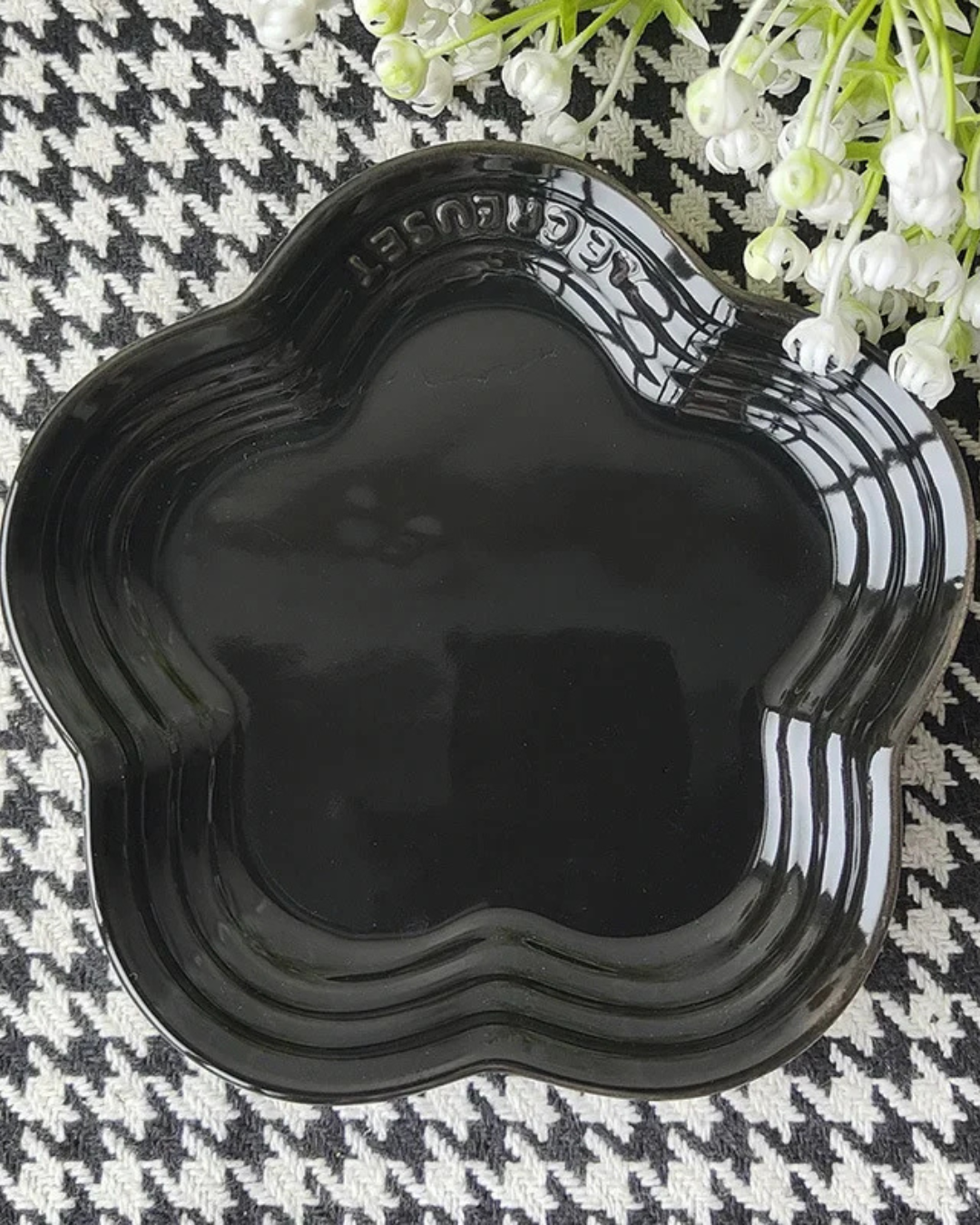 Prato Pequeno de Cerâmica Flor de Ameixa 14cm Francês