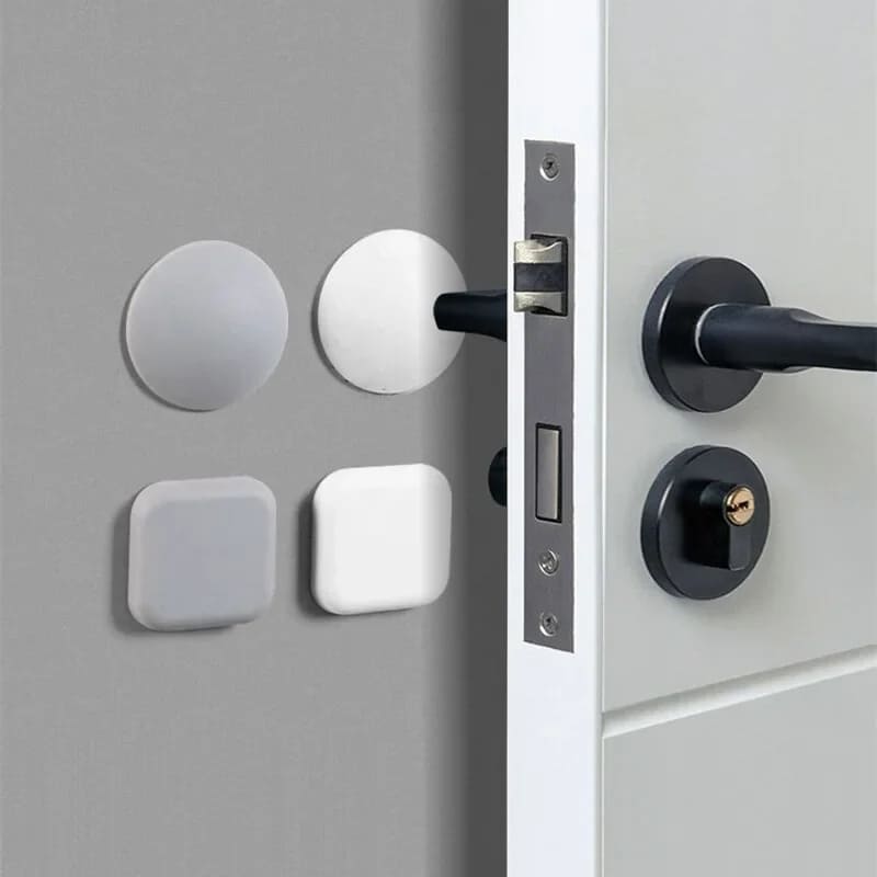 Protetor de Porta em Silicone Antiimpacto com Adesivo 3M