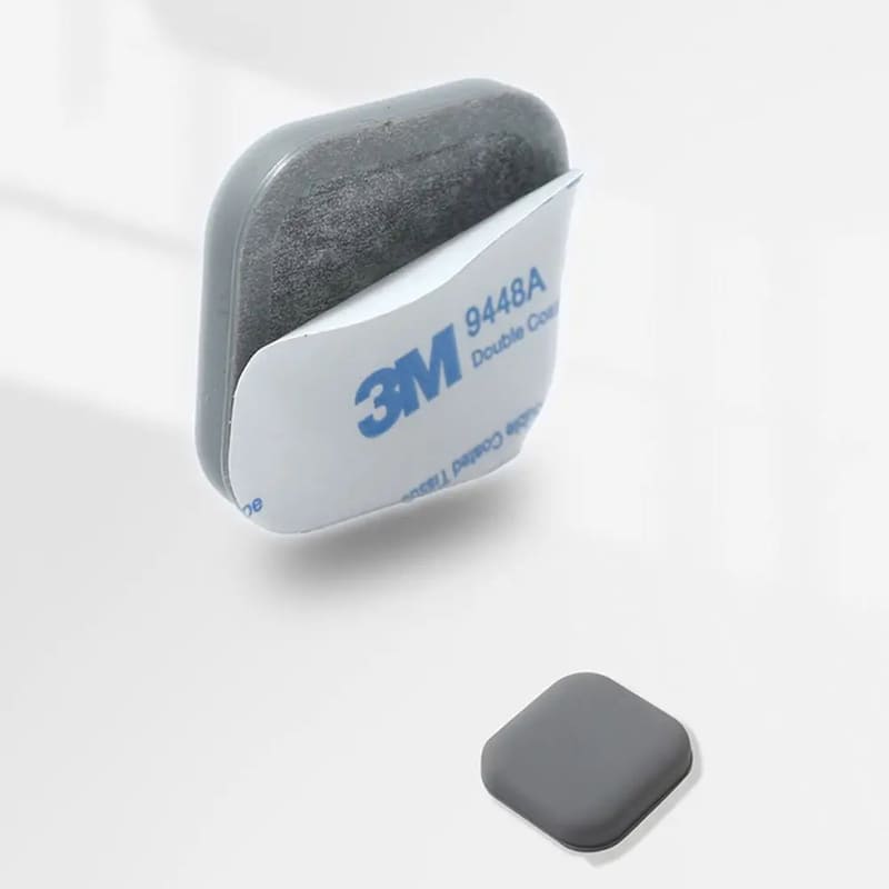 Protetor de Porta em Silicone Antiimpacto com Adesivo 3M