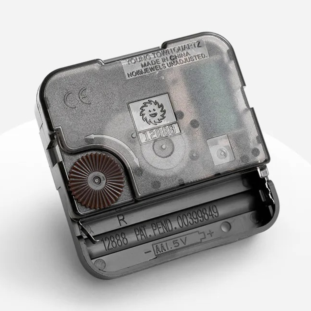 Relógio De Parede Oscilante Em Bambu E Madeira Orgânica