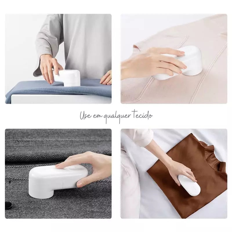 Removedor de Pelos e Plumas Elétrico com Lâminas e Bateria