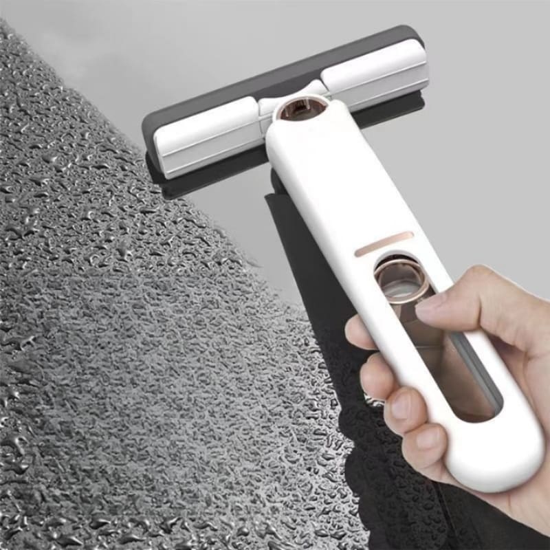 Esfregão Mini Mop com Esponja Absorvente e Cabeça Retrátil