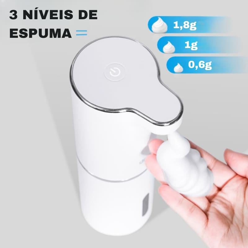 Dispenser Sabonete Líquido Automático Recarregável USB