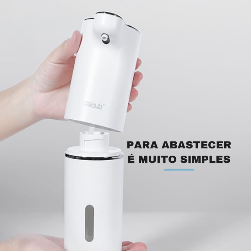Dispenser Sabonete Líquido Automático Recarregável USB