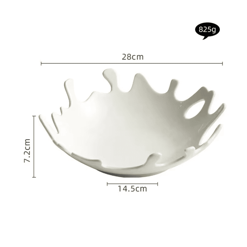 Saladeira de Cerâmica Irregular para Mesa Posta Sofisticada