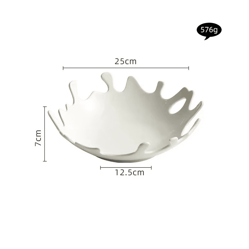 Saladeira de Cerâmica Irregular para Mesa Posta Sofisticada