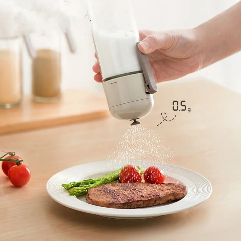 Saleiro em Vidro com Medidor e Tampa Vedante Prático