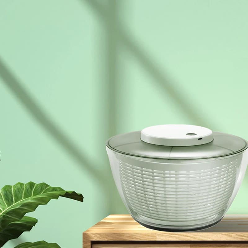 Secador de Salada Elétrico Centrífuga Recarregável