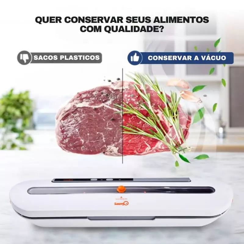 Seladora a Vácuo Portátil Doméstica Compacta e Prática