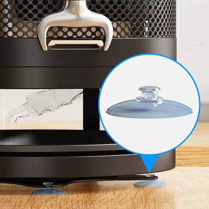 Suporte para Facas e Utensílios com Compartimentos e Alça