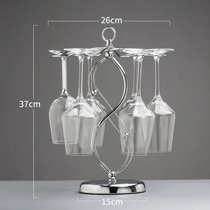 Suporte Para Taças Em Metal Resistente Para 6 Unidades