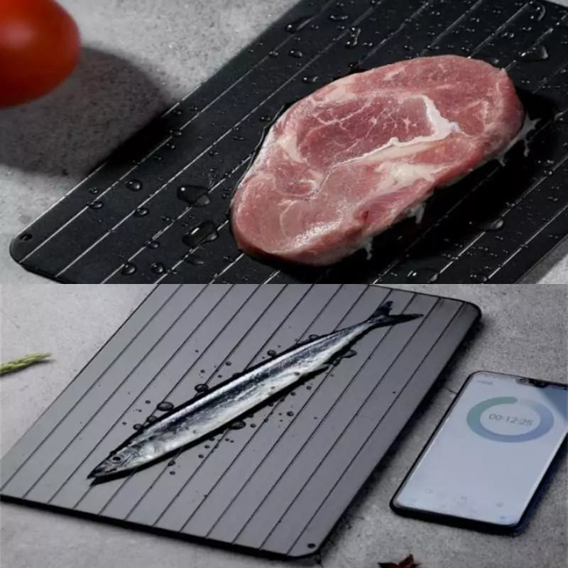 Tábua Para Descongelar Em Alumínio Com Teflon Rápida