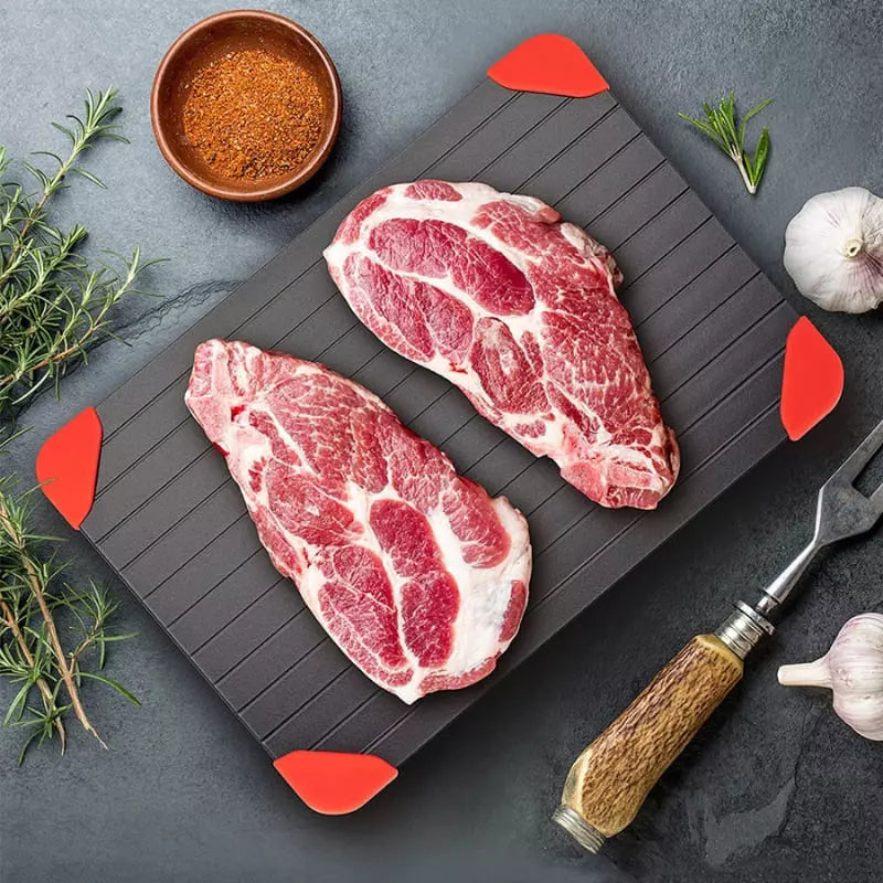 Tábua Para Descongelar Em Alumínio Com Teflon Rápida