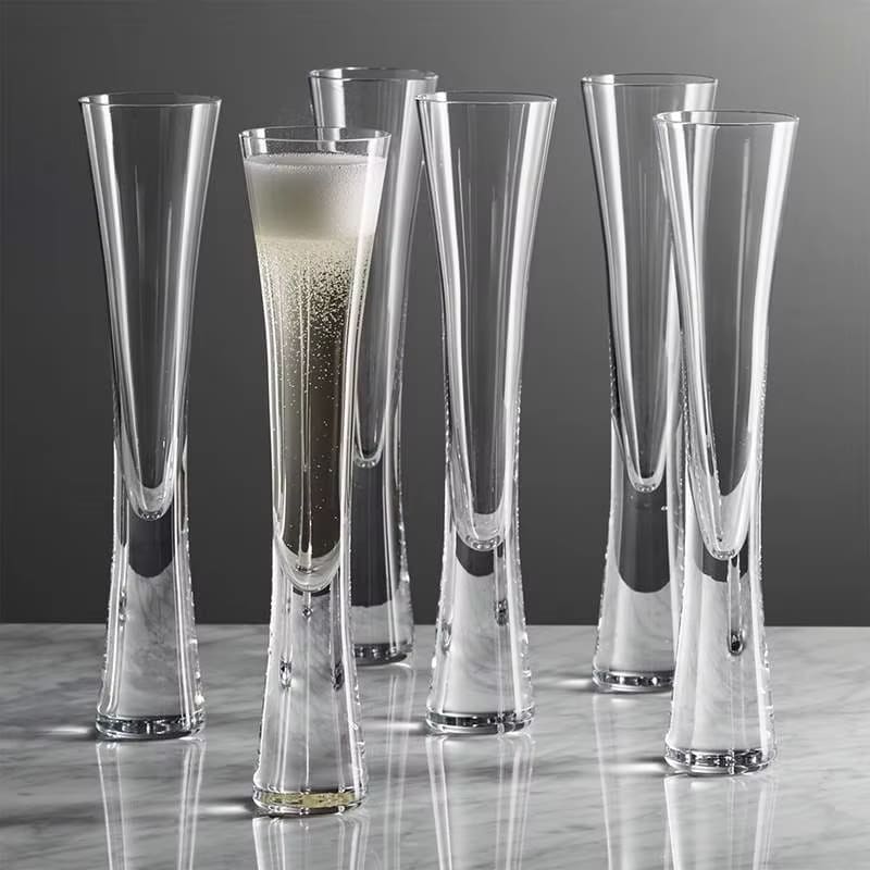 Taça de Champanhe em Cristal Levigado para Espumantes