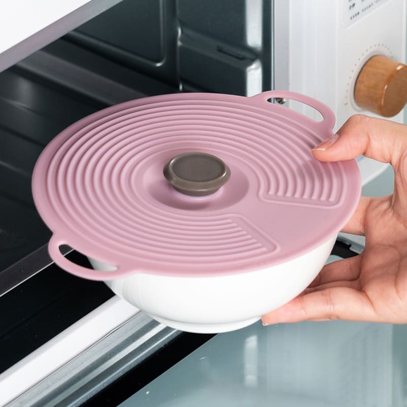 Tampa Dobrável de Silicone Universal para Micro-ondas