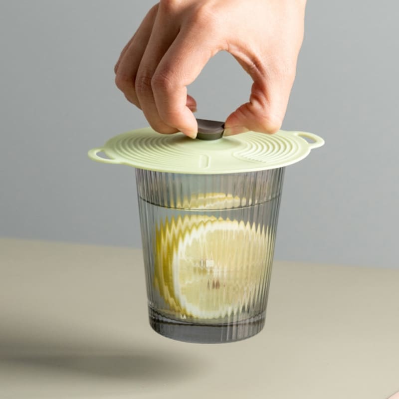 Tampa Dobrável de Silicone Universal para Micro-ondas