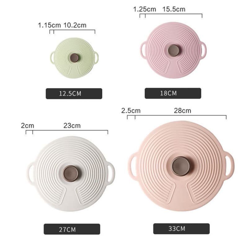Tampa Dobrável de Silicone Universal para Micro-ondas