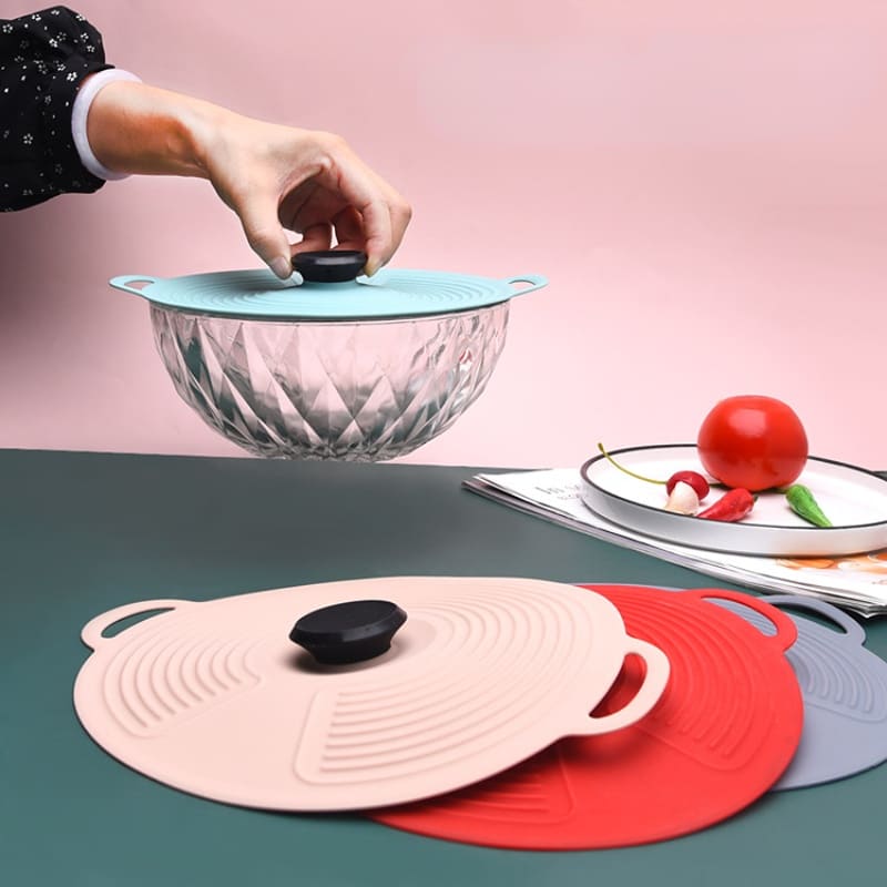 Tampa Dobrável de Silicone Universal para Micro-ondas