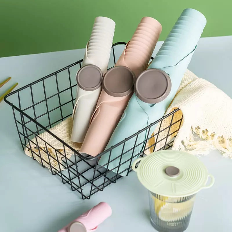 Tampa Dobrável de Silicone Universal para Micro-ondas
