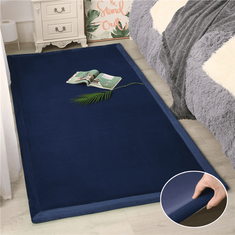 Tapete Antiderrapante de Veludo Cristal Luxo Lavável