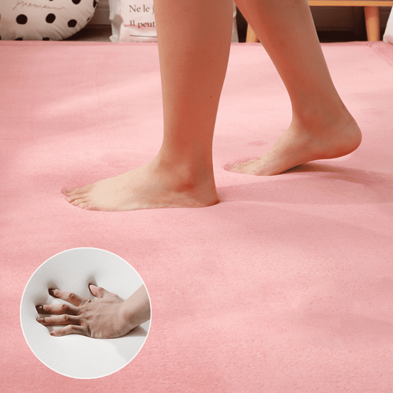 Tapete Antiderrapante de Veludo Cristal Luxo Lavável