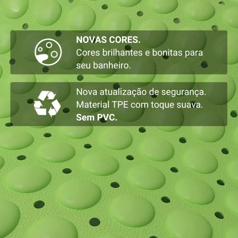 Tapete Antiderrapante Para Box Em PVC Com Ventosas Extras