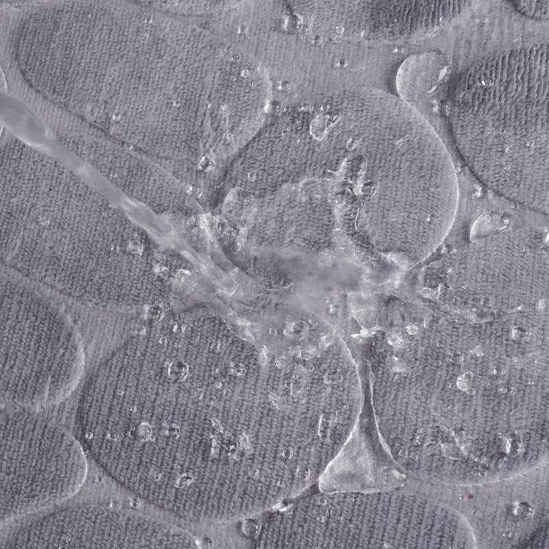 Tapete de Banheiro em Veludo Antiderrapante Formato L