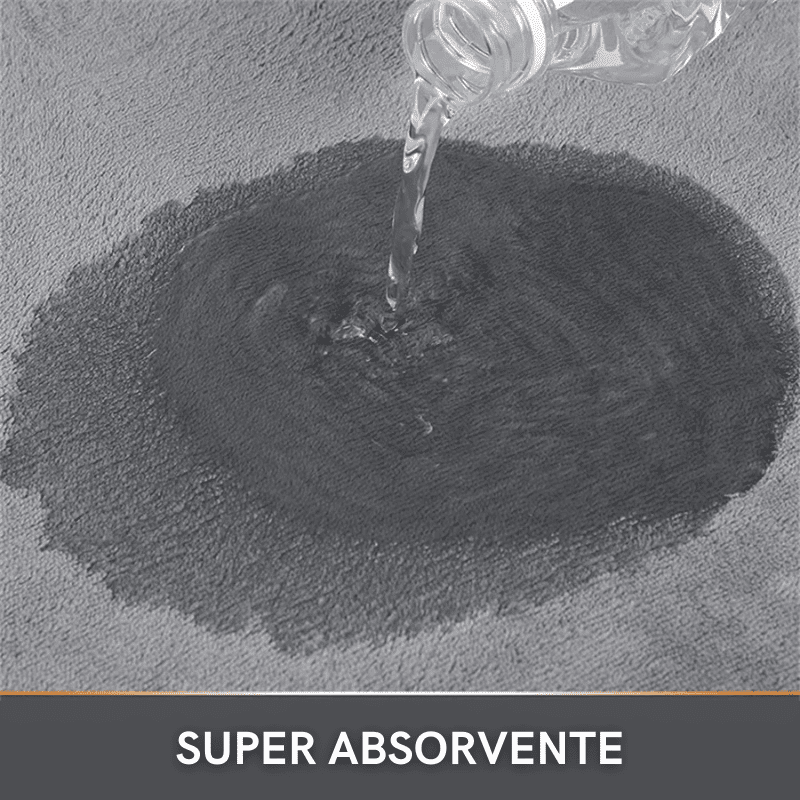 Tapete de Banheiro em Veludo Antiderrapante Absorvente