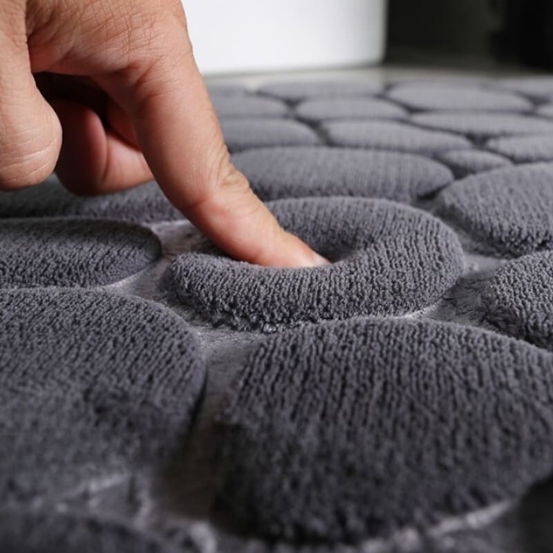 Tapete Antiderrapante Absorvente Para Banheiro Macio