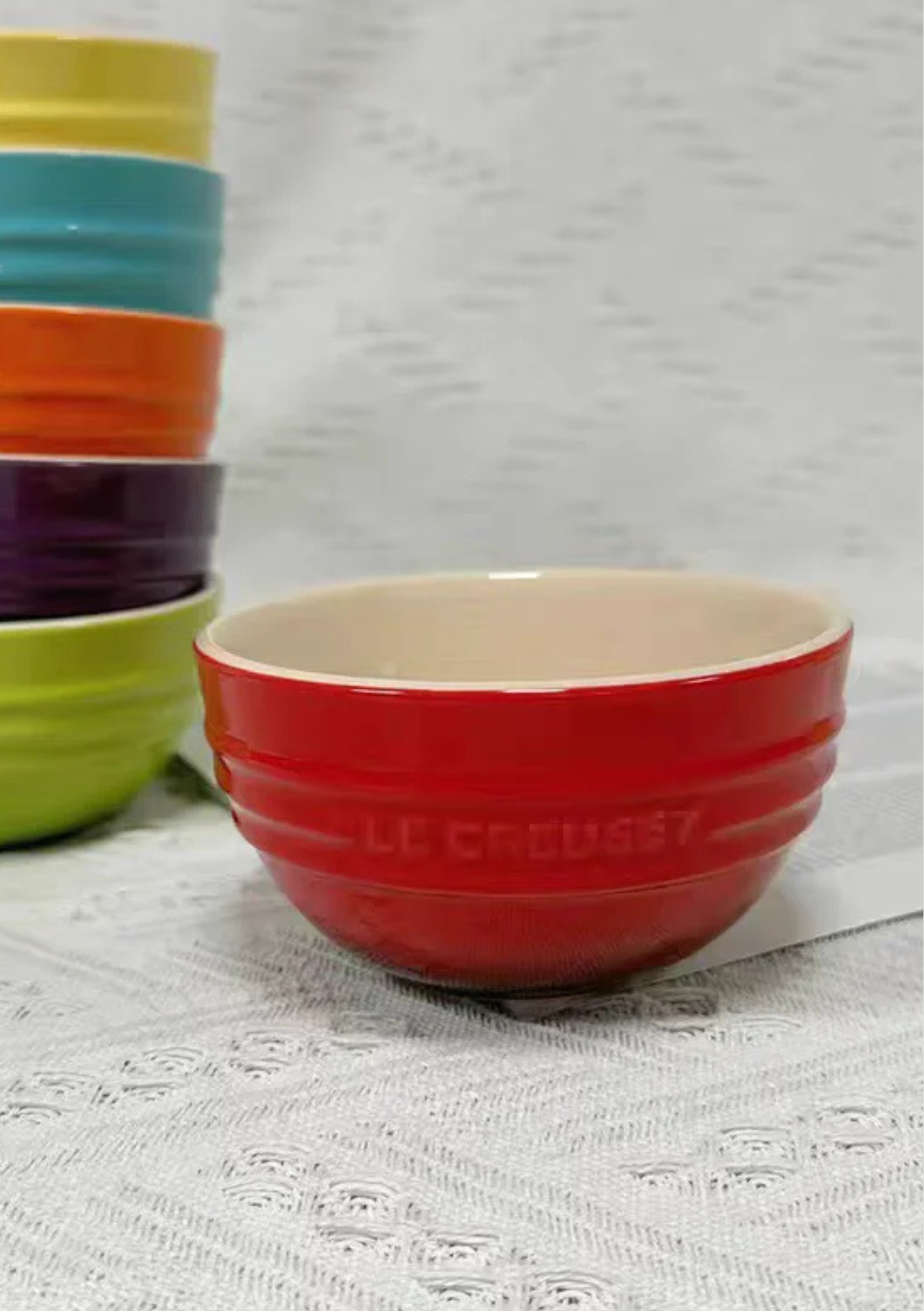 Tigela De Cerâmica Alta Com Esmalte Liso Para Sopas