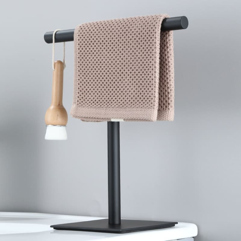 Toalheiro De Mesa Em Aço Inox Com Base Emborrachada