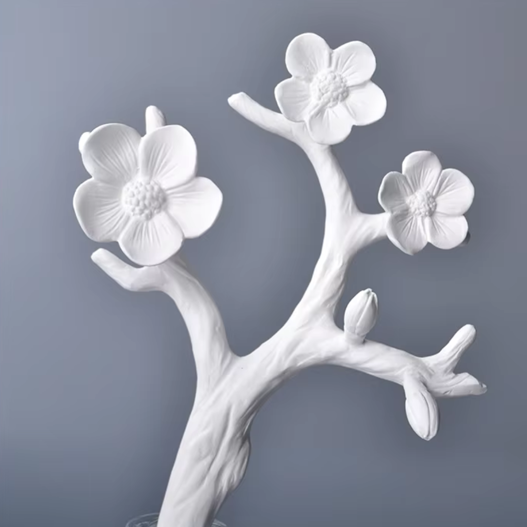 Vareta para Difusor em Cerâmica Formato de Flor Artesanal