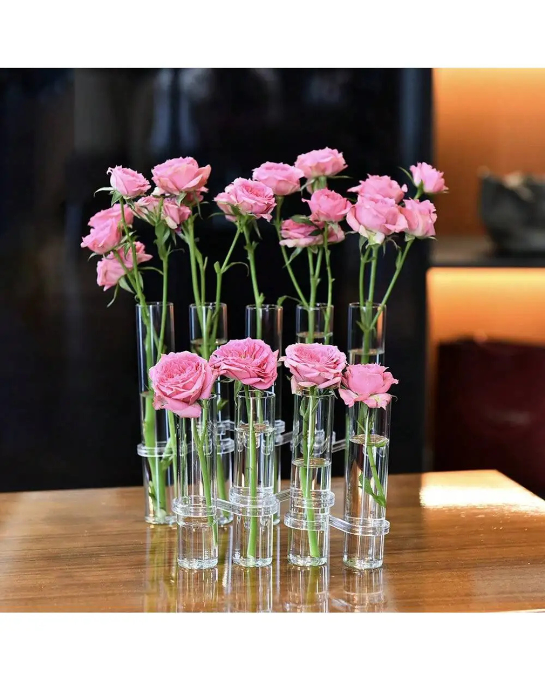 Vaso Suspenso de Vidro Tubular  Elegante - Kit 4 ou 6 Unidades