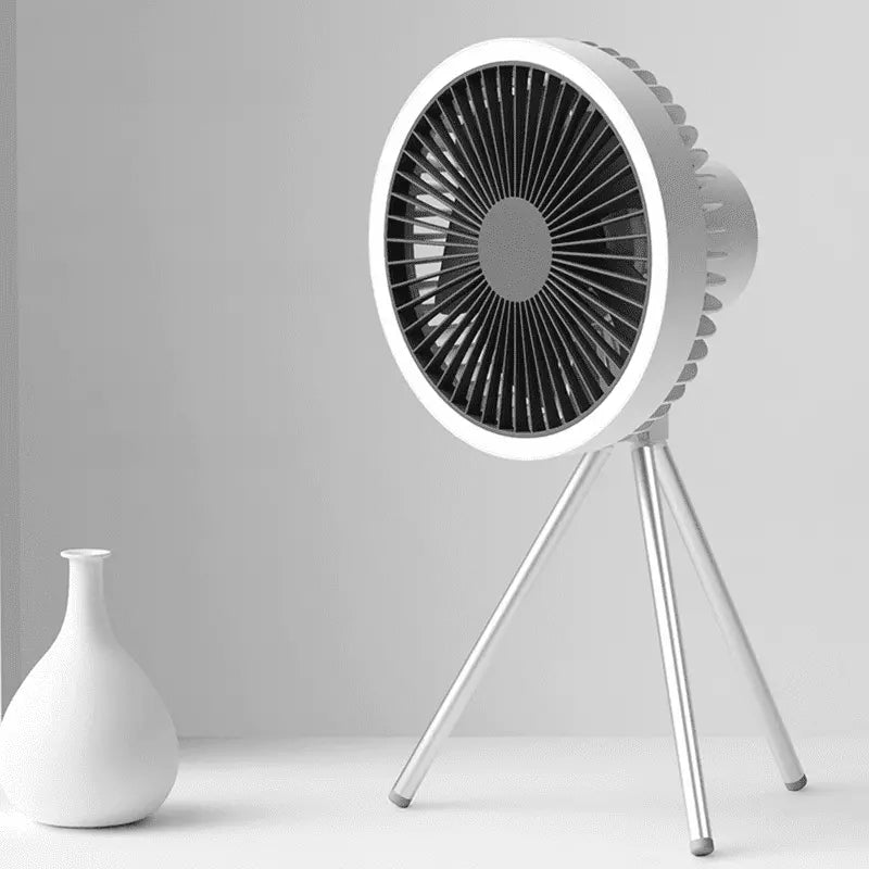 Ventilador Portátil Recarregável De Coluna