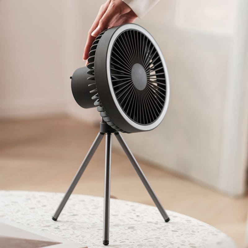 Ventilador Portátil Recarregável De Coluna