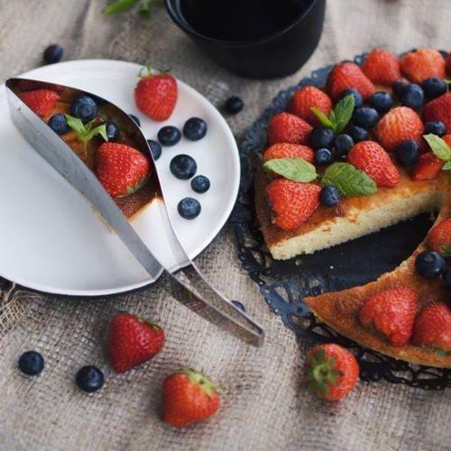 Fatiador De Bolo Em Inox Com Design Europeu Premium