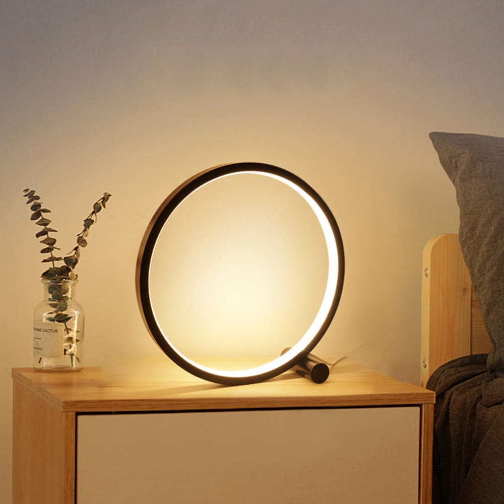 Luminária de Mesa em Alumínio LED Touch USB Moderna